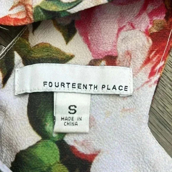 FOURTEENTH Place | Nordstrom floral rose flowy tank top - Picture 7 of 11